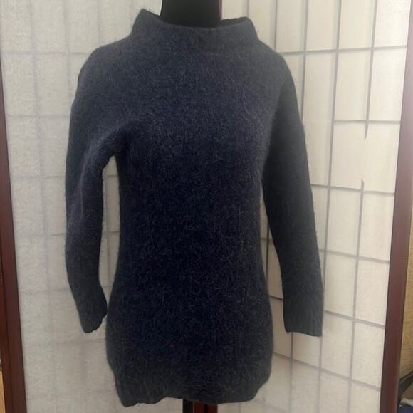 COS ALPACA BLEND‎ BLUE FITTED SWEATER SIZE XS - Picture 1 of 5